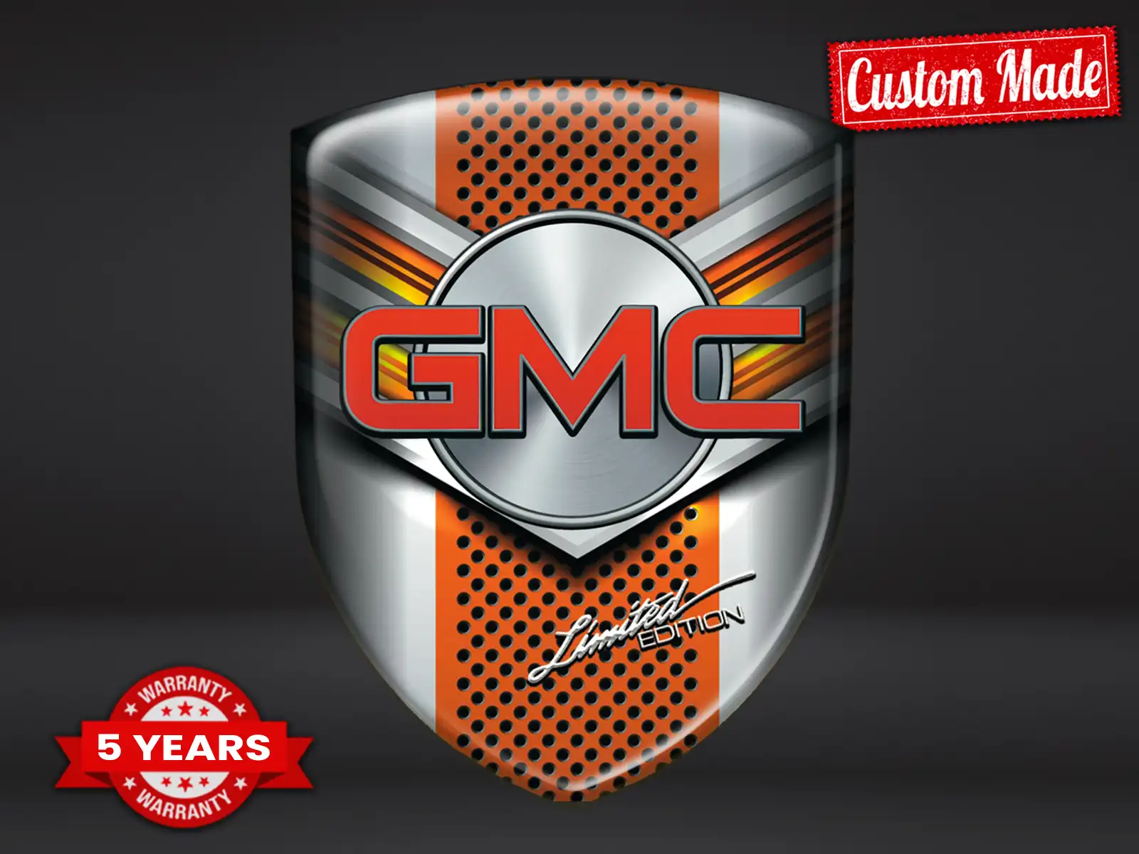 GMC Logos Imprimés Course Haut de Gamme Perso